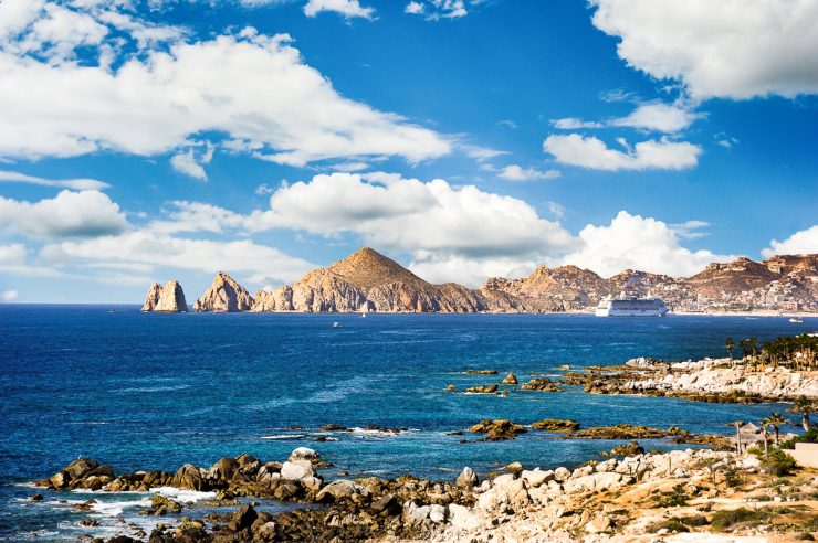 Land's end and the tip of baja california, Cabo San Lucas.