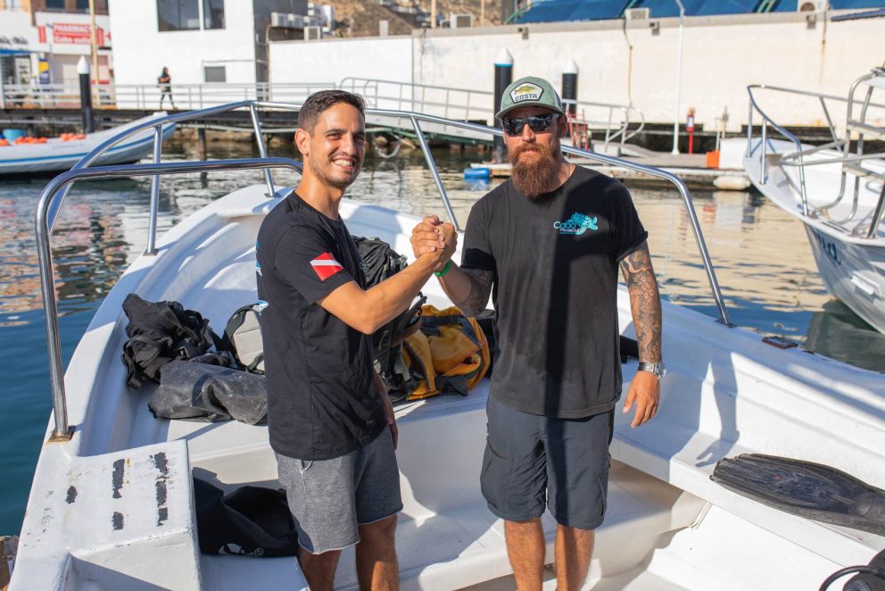 Dive instructor team - Diego and Benjamin Lazcano Dive instructor team - Diego and Benjamin Lazcano
