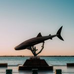 Espiritu Santos, whale shark sculpture