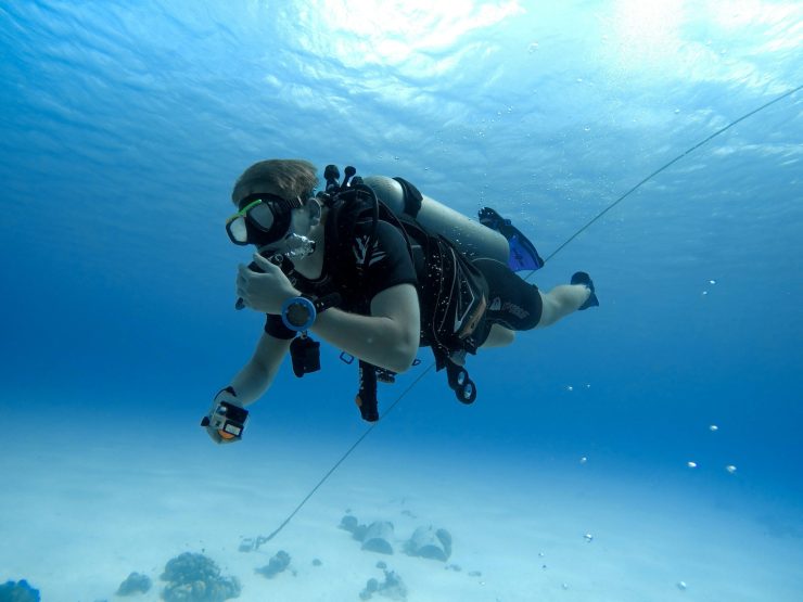 scuba diver in cabo sa lucas