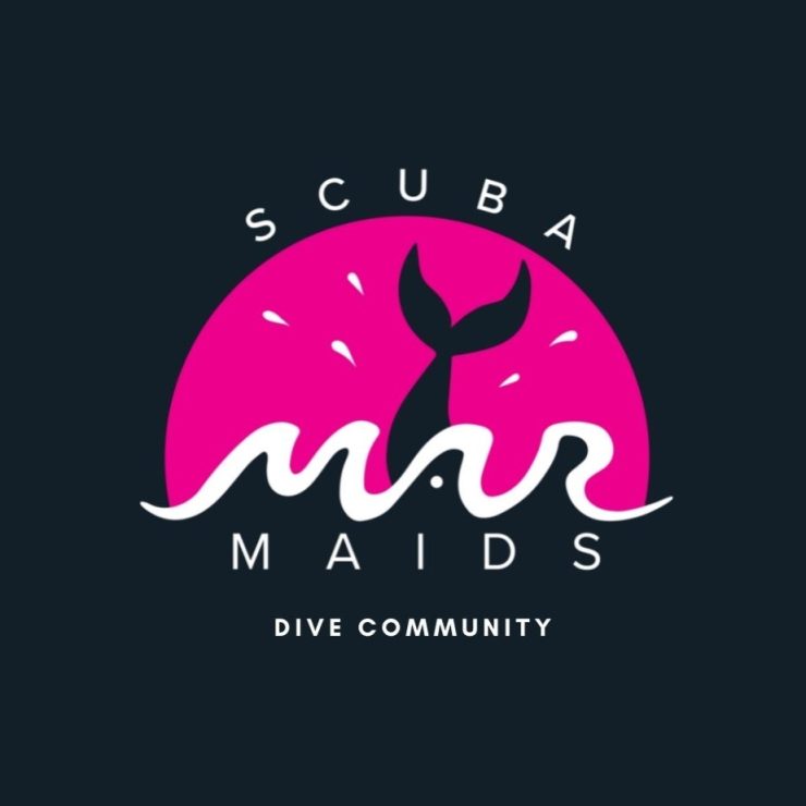 scuba mar maids logo scuba mar maids logo